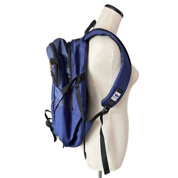 Wollner - Navy Blue Max Backpack Carry On Hiking Camping Daytripping - Picture 2 of 7